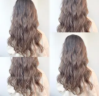 ロング カラー パーマ ヘアアレンジ キッズ RIYA❤︎ Aujuaソムリエのヘアスタイル