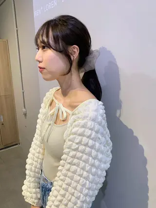 ロング LOREN＋透明感 オリーブhirokoのヘアスタイル