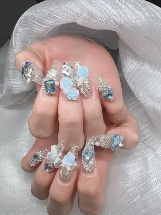 ネイル Lee Nails チップ長さだし専門店のネイルデザイン