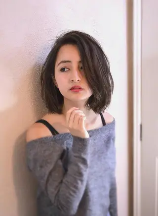 ミディアム カラー 小顔ショート✁ ⁂Yukari⁂のヘアスタイル