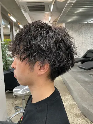 パーマ 【メンズパーマ】比嘉 啓人のヘアスタイル