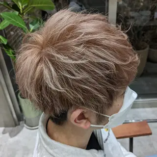 カラー メンズ 山口 惇史のヘアスタイル