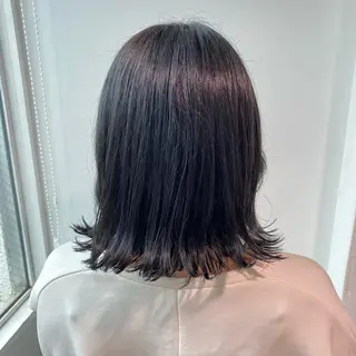 ミディアム カラー ✨透明感、艶髪ヘア✨ 韓国ヘア特化💖のヘアスタイル