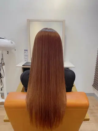 ロング モデル募集中lore 中村かれんのヘアスタイル