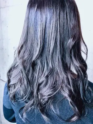 ミディアム カラー メンズブリーチカラー /パーマ ごーた立川のヘアスタイル