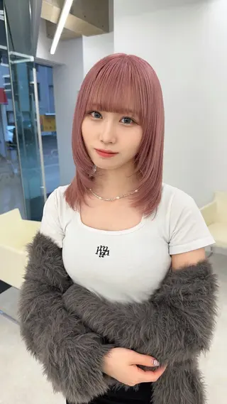 ミディアム カラー ブリーチ指名No.1 Daikiのヘアスタイル