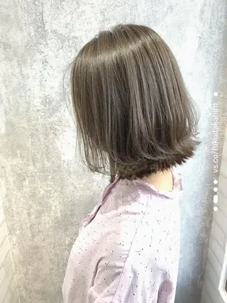 ショート カラー Zina福岡天神🪞 髪質改善🪞レイヤーのヘアスタイル