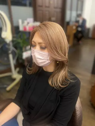 セミロング カラー 💠西山 果琳💠のマツエク・マツパデザイン