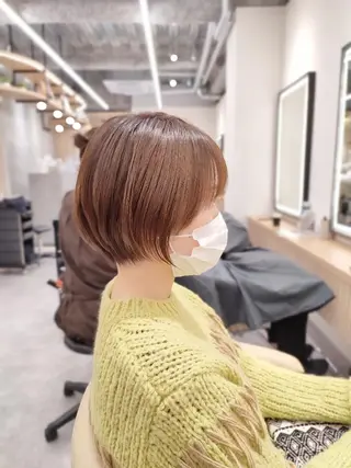 ショート 【似合わせ・レイヤー ・パーマ】海気のヘアスタイル