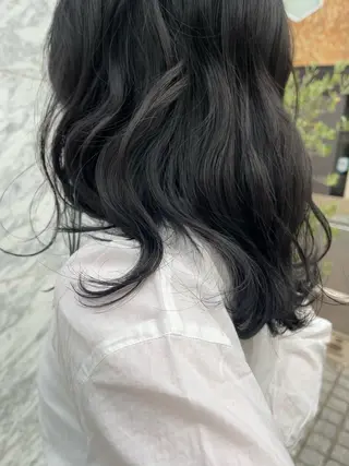 ミディアム カラー 武藤 彩 ⌇カットモデル募集✂のヘアスタイル