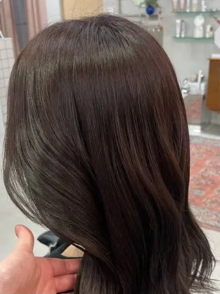 ミディアム Ayumi/透明感 /韓国カラー🩶のヘアスタイル