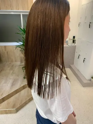 セミロング カラー MARU レイヤー/パーマのヘアスタイル