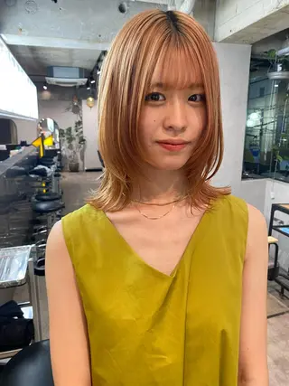 ミディアム ヘアアレンジ XENA表参道 MIKUのヘアスタイル