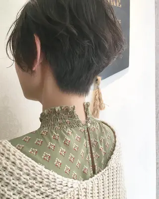 ショート パーマ 鶴岡で縮毛矯正なら お任せ！ハヤシナオミのヘアスタイル