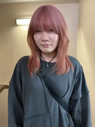 ロング 安部佑哉/ハイトーン /レイヤー/グランジのヘアスタイル