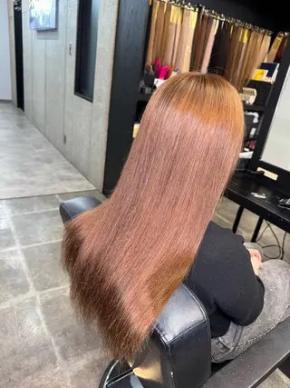 ロング 吉川優勢/ ハイトーン/エクステのヘアスタイル