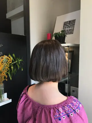 ショート カラー ハイライト/髪質改善 ans/黒木 和大のヘアスタイル