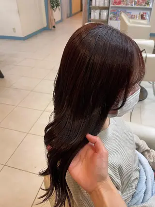 ロング カラー 吉田 真尋のヘアスタイル