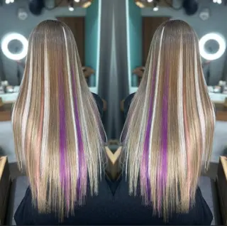 ロング ヘアアレンジ メンズ カラー キッズ 韓国ヘアならお任せ♡ 馴染ませ達人👸yuのヘアスタイル