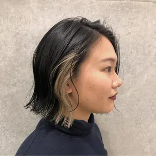 ショート カラー Miku /ブリーチ/ボブのヘアスタイル