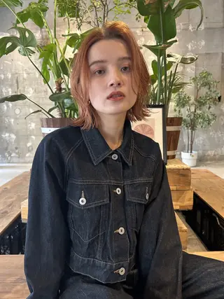 ミディアム 💗艶カラー💗 CECILのヘアスタイル