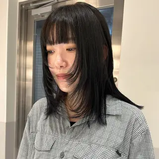 ミディアム ୨୧柔らかいカラー nozomi ୨୧のヘアスタイル