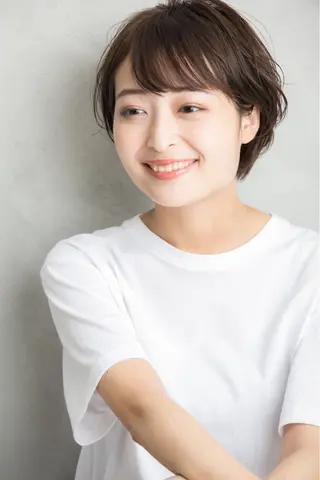 ショート カラー 巻けるケア縮毛矯正✨ ケアカラー✨山下のヘアスタイル