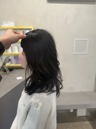 セミロング 誰よりも丁寧なカット 🍀小林輝のヘアスタイル