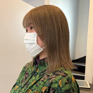 ミディアム みさき/レイヤー/ハ イトーン指名No.1のヘアスタイル