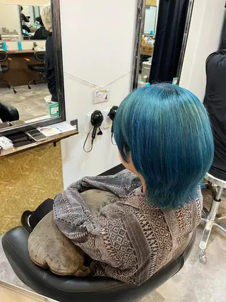 ショート カラー 🌙透明感カラー／ 丁寧施術｜松本のヘアスタイル