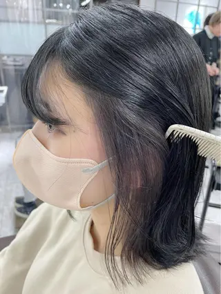 ミディアム 松村 あづみのヘアスタイル