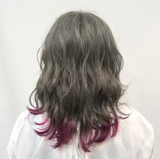 ミディアム カラー roan多々良店所属・mizuki roan多々良店のヘアスタイル