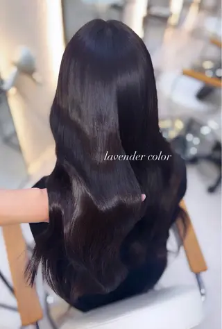 ロング カラー 艶髪・透明感カラー・ 韓国ヘア・Yuriのヘアスタイル