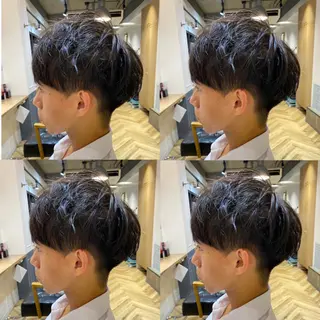 ショート メンズ 艶カラー/韓国顔周り 🎀mamiのヘアスタイル