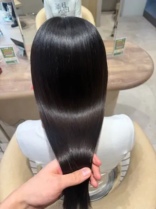 ロング カラー とろける艶髪レイヤー カット髪質改善しゅんのヘアスタイル