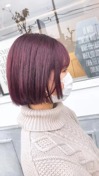 カラー ヘアーサロングラッド所属・三村 桜生のヘアスタイル