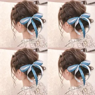 セミロング ヘアアレンジ 🌷MAYU 🌷のヘアスタイル