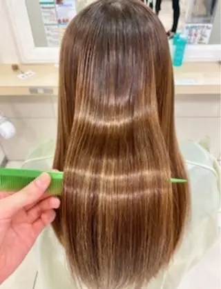 ロング カラー ✨️ツヤ髪✨️ 💫髪質改善💫間宮のヘアスタイル