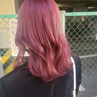 セミロング 🇰🇷透明感×ハイ トーン🌟tomoのヘアスタイル