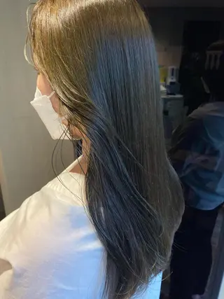 ロング カラー ヘアアレンジ アンククロス渋谷【ANKH CROSS】所属・韓国ヘア┊︎レイヤー ┊︎haruka🌙のヘアスタイル