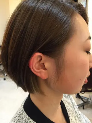 ショート カラー 🌙似合わせ🐈‍⬛ ケア✨又吉のヘアスタイル