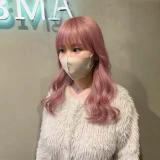 セミロング カラー ⚜️ブリーチ× 透明感✨Hayatoのヘアスタイル