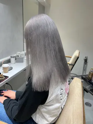 ミディアム デザイン🥇複雑履歴 ハイトーン特化のヘアスタイル