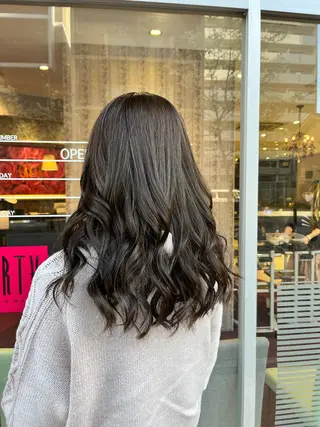 ロング 縮毛/髪質改善 上野颯太のヘアスタイル