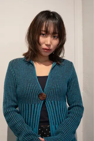 ミディアム 村瀬 晴飛のヘアスタイル