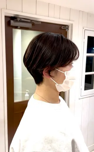 ショート ショートカット 募集🌿‬村岡夢咲のヘアスタイル