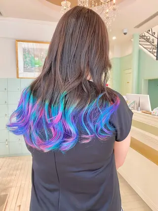 ロング カラー Re:ta Hair 飯田淳平のヘアスタイル