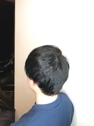 ショート カラー メンズ 縮毛矯正専門店店長 佐々木動画モデル募集のヘアスタイル