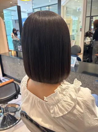 ミディアム メンズ特化/ 透明感カラー/りなのヘアスタイル