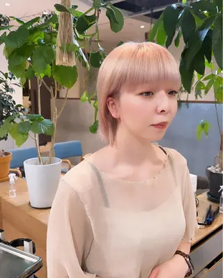 ミディアム カラー レイヤーカット/ ヘッドスパ/ゆうきのヘアスタイル